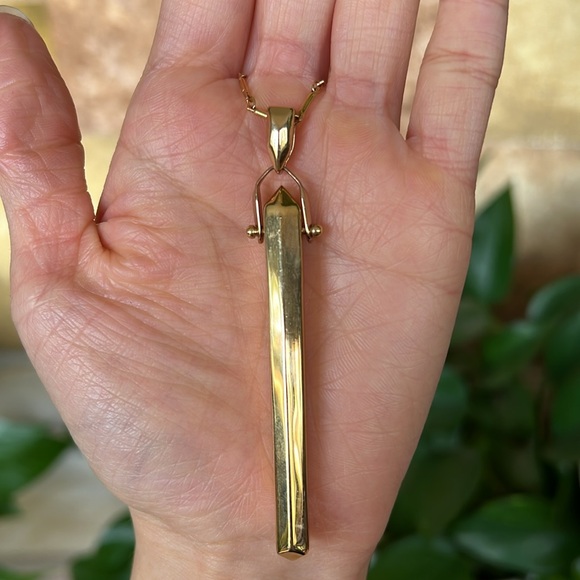 Stella & Dot Women’s Rebel Pendant Gold Statement Layered Adjustable Necklace - Picture 3 of 16